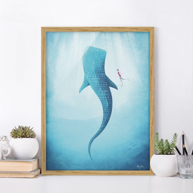 Framed poster - The Whale Shark