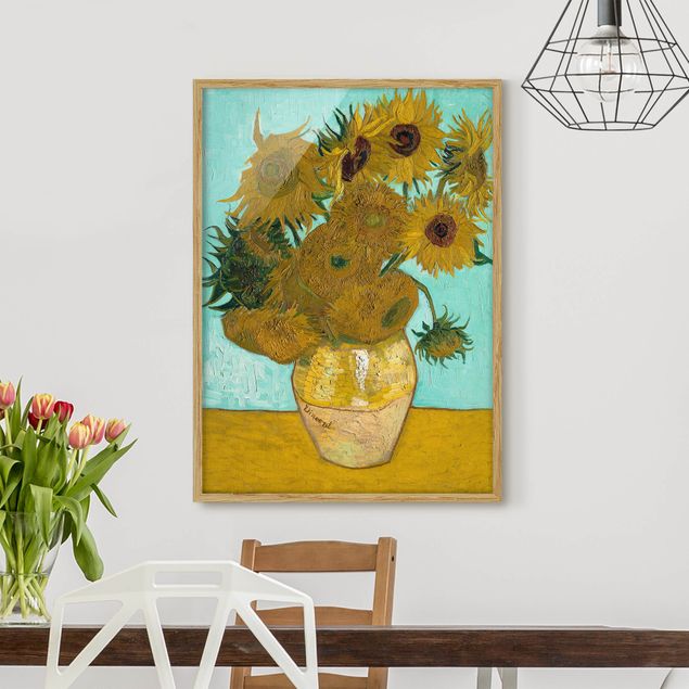 Framed poster - Vincent van Gogh - Sunflowers