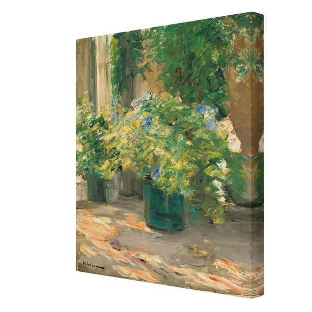 Canvas print - Max Liebermann - Flower Pots In Front Of The House