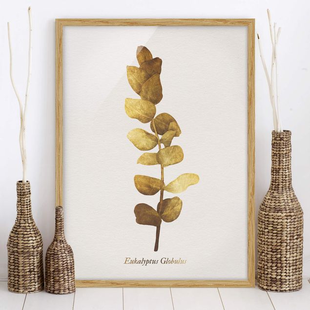 Framed poster - Gold - Eucalyptus