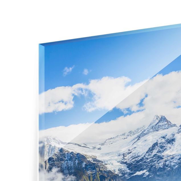 Glass print - Swiss Alpine Panorama