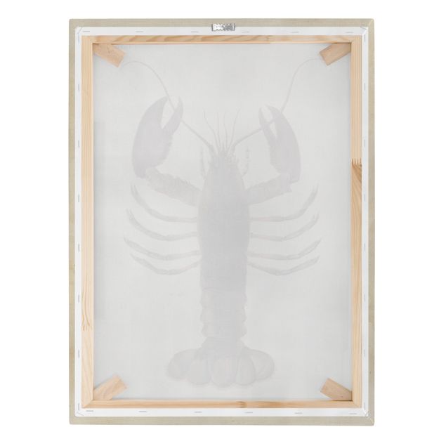 Print on canvas - Vintage Illustration Lobster