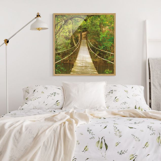 Framed poster - Jungle Bridge