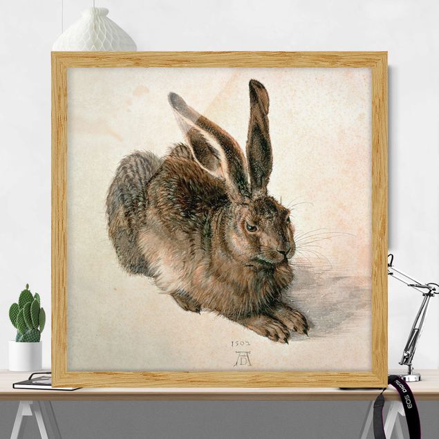Framed poster - Albrecht Dürer - Young Hare