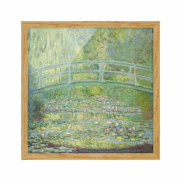 Framed poster - Claude Monet - Japanese Bridge