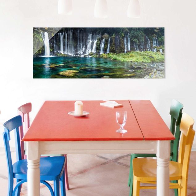 Glass print - Shiraito Waterfall