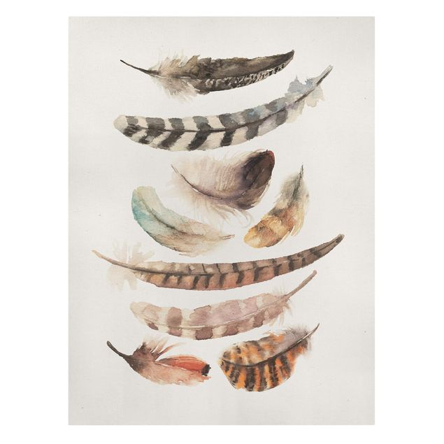 Print on canvas - Nine Feathers