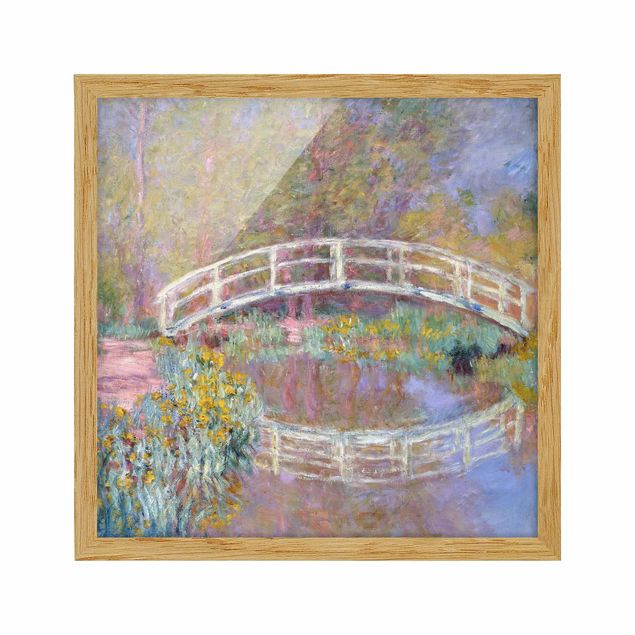 Framed poster - Claude Monet - Bridge Monet's Garden