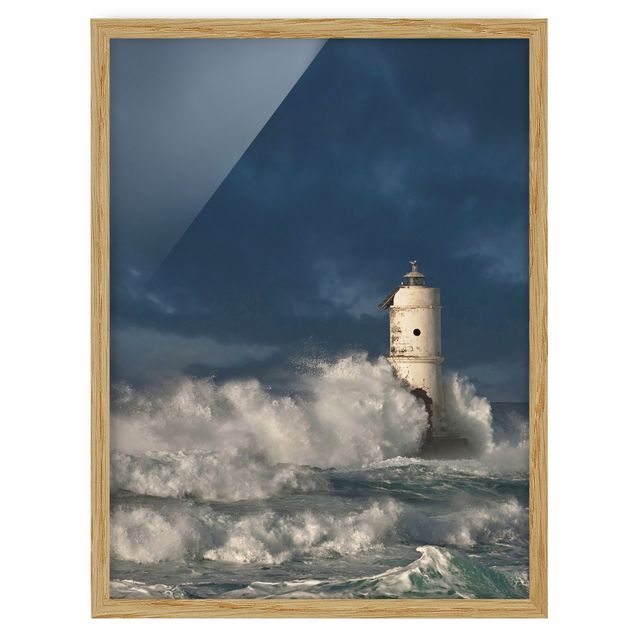 Framed poster - Lighthouse On Sardinia