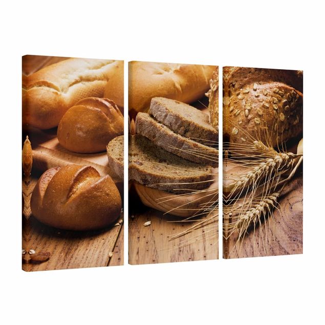 Print on canvas 3 parts - German Bread
