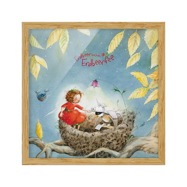 Framed poster - Little Strawberry Strawberry Fairy - Sparrow