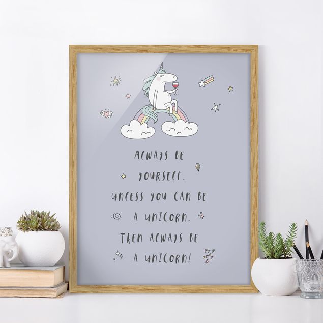 Framed poster - Always Be Yourself