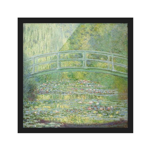 Framed poster - Claude Monet - Japanese Bridge