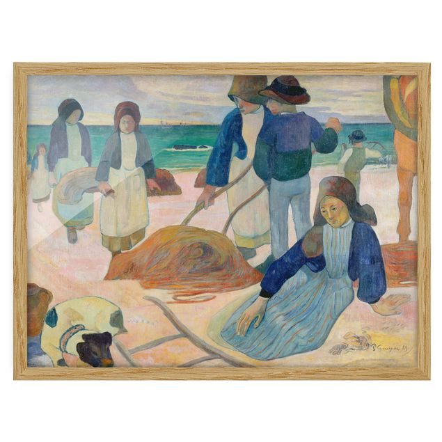 Framed poster - Paul Gauguin - The Kelp Gatherers (Ii)