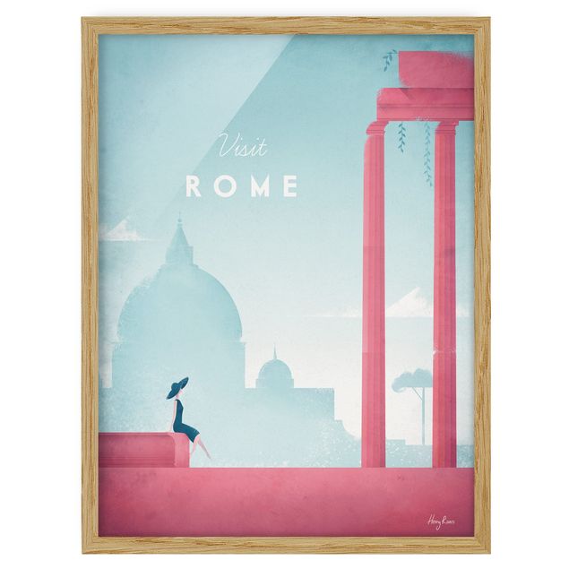 Framed poster - Travel Poster - Rome