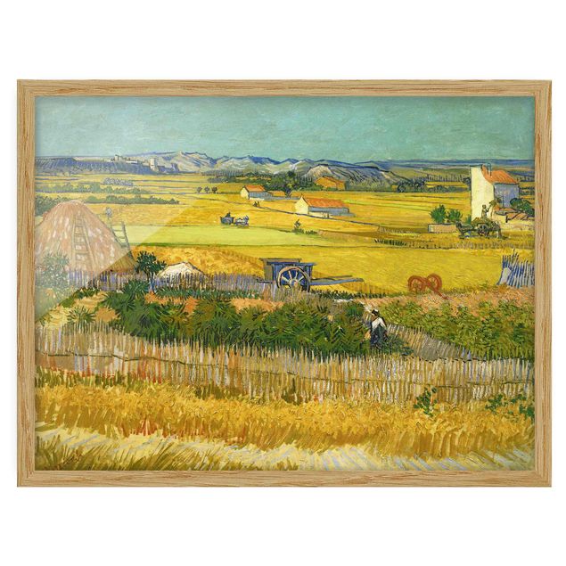 Framed poster - Vincent Van Gogh - The Harvest