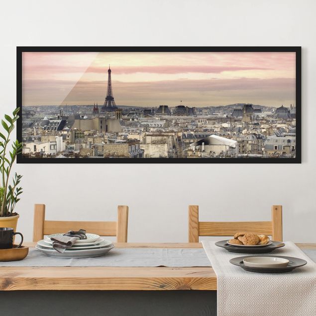 Framed poster - Paris Up Close