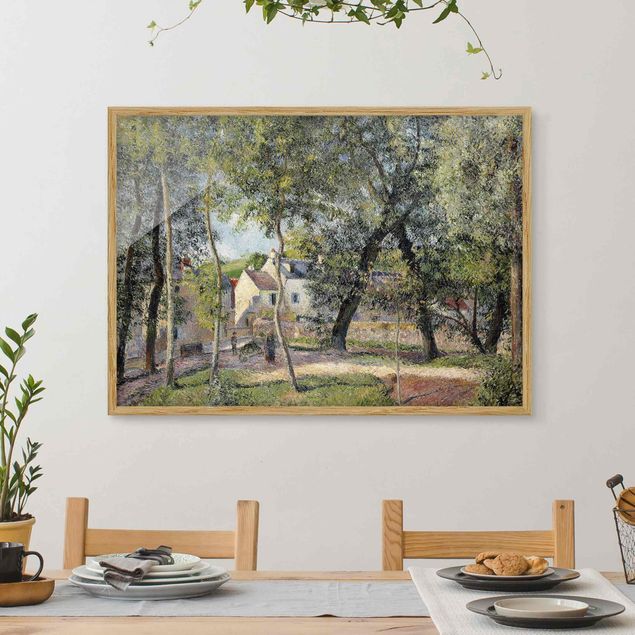 Framed poster - Camille Pissarro - Landscape At Osny Near Watering