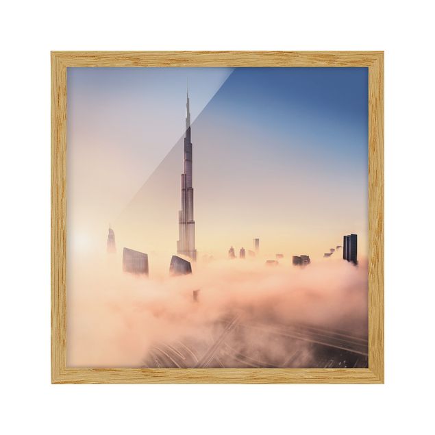 Framed poster - Heavenly Dubai Skyline