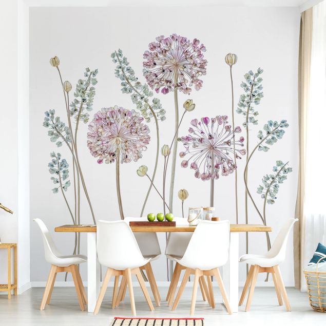 Wallpaper - Allium Illustration