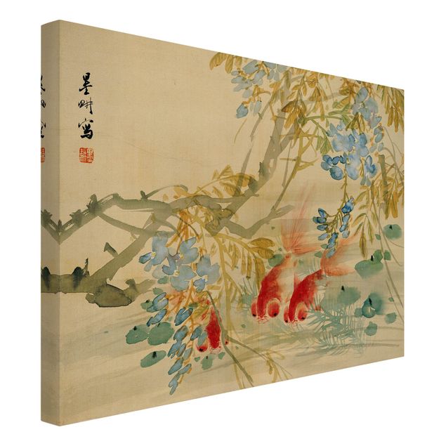 Print on canvas - Ni Tian - Goldfish
