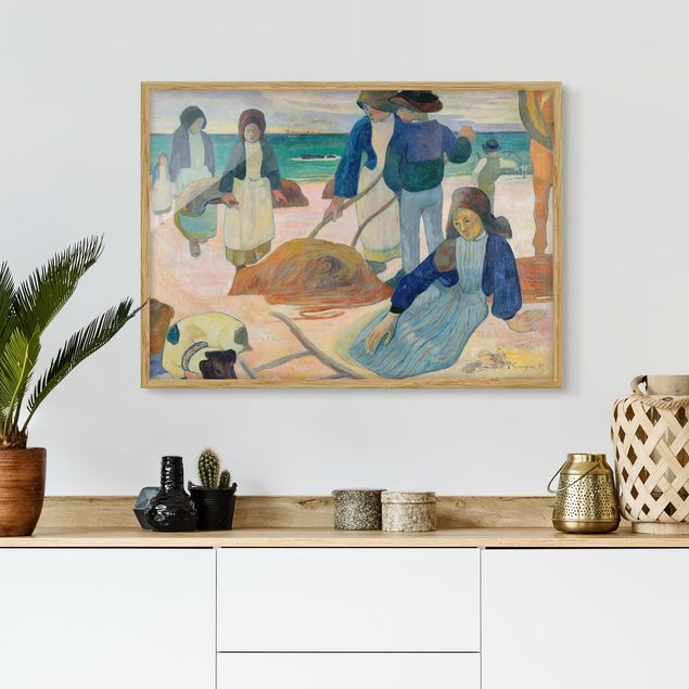 Framed poster - Paul Gauguin - The Kelp Gatherers (Ii)