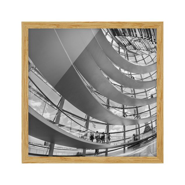 Framed poster - In The Berlin Reichstag II