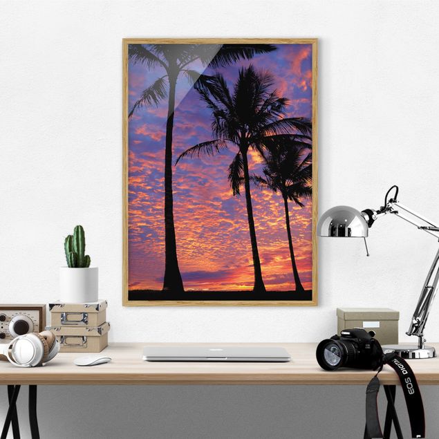 Framed poster - Palms
