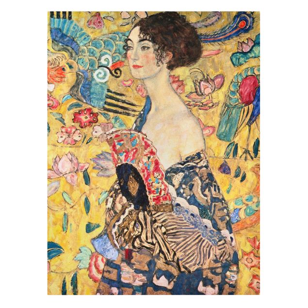 Canvas print - Gustav Klimt - Lady With Fan