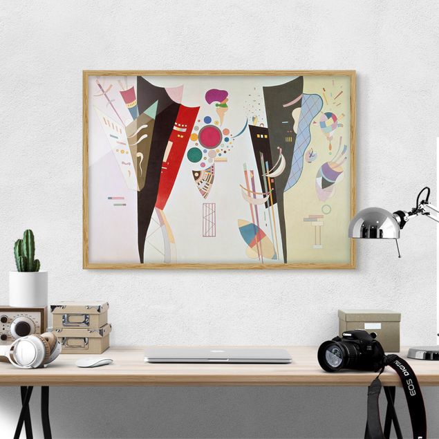 Framed poster - Wassily Kandinsky - Reciprocal Accord