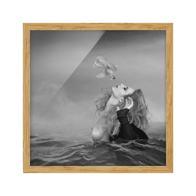 Framed poster - Kiss Of A Goldfish II