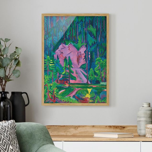 Framed poster - Ernst Ludwig Kirchner - Quarry in the Wild