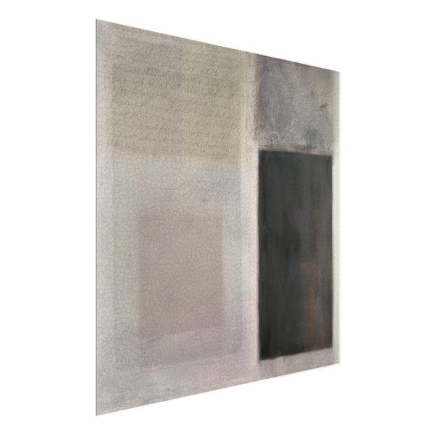 Glass print - Muted Shades I