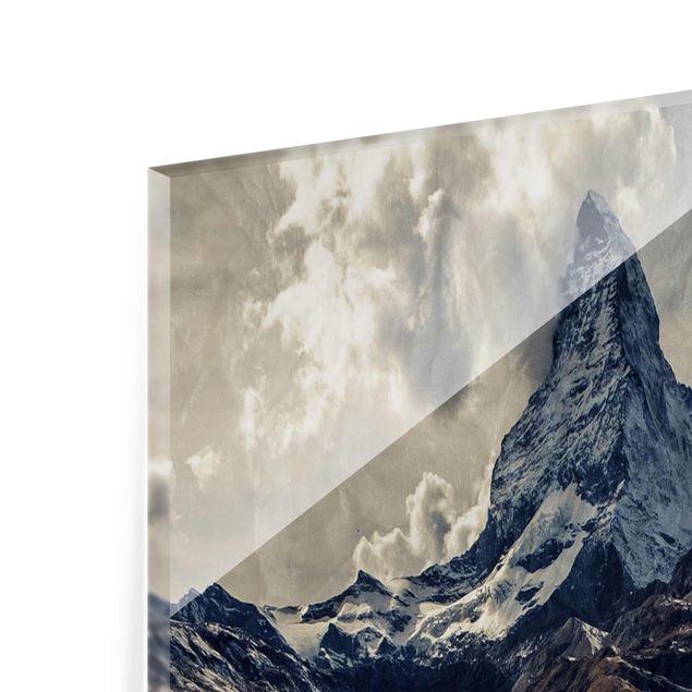 Glass print - Poetic Landscapes - Mountain