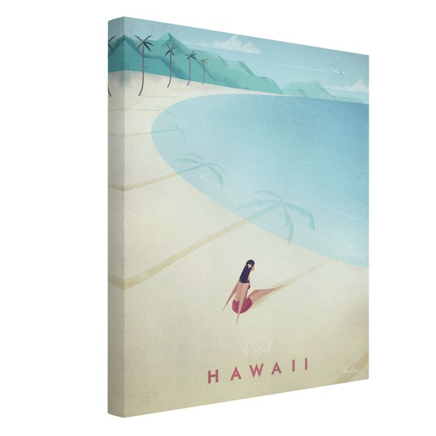 Print on canvas - Travel Poster - Hawaii