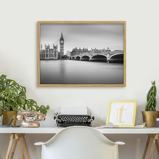 Framed poster - Westminster Bridge And Big Ben