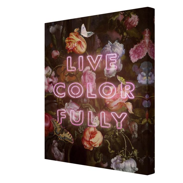 Print on canvas - Live Colour Fully