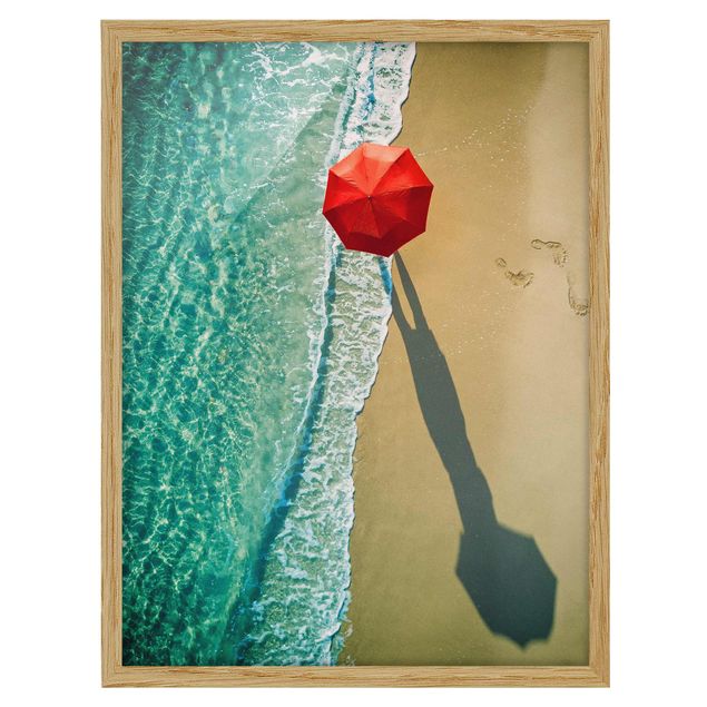 Framed poster - Walk On The Beach