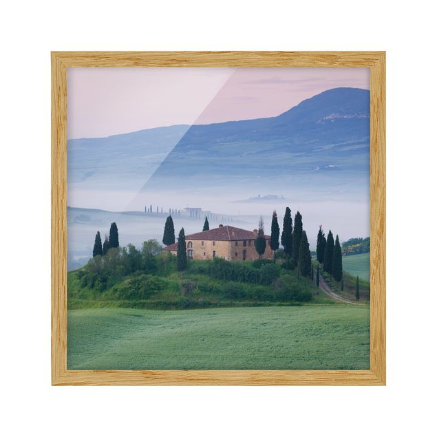 Framed poster - Sunrise In Tuscany