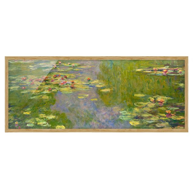 Framed poster - Claude Monet - Green Waterlilies