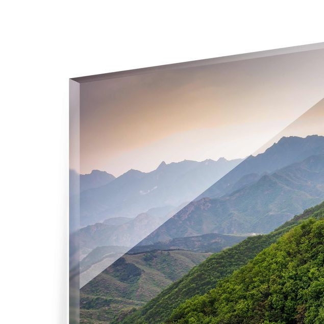 Glass print - The Infinite Wall Of China