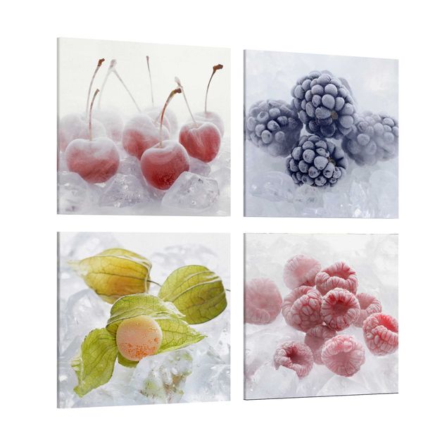 Print on canvas 4 parts - Frozen Fruit