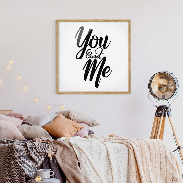 Framed poster - You And Me