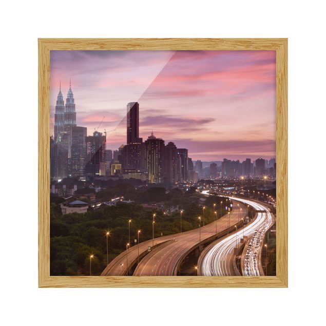 Framed poster - Kuala Lumpur