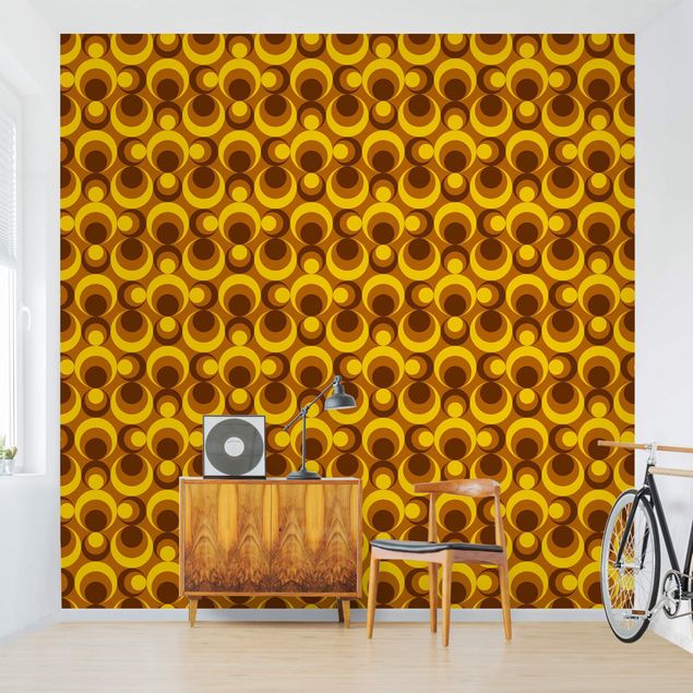 Wallpaper - 70s Wallpaper Circle Design