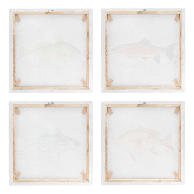 Print on canvas - Ink Trap - Fish Set I
