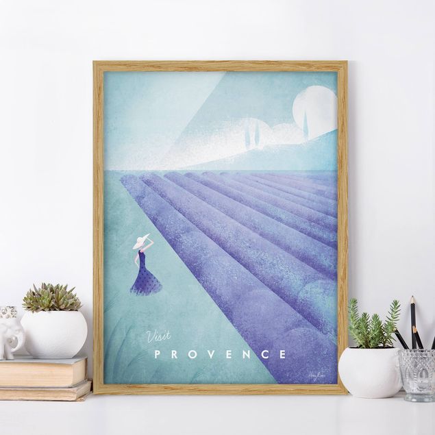 Framed poster - Travel Poster - Provence