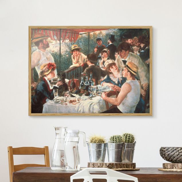 Framed poster - Auguste Renoir - Luncheon Of The Boating Party