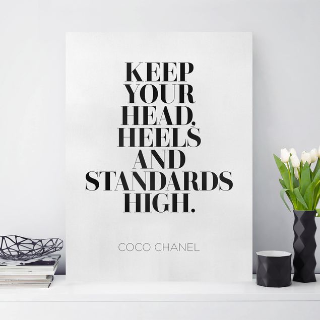 Print on canvas - Keep Your Head High