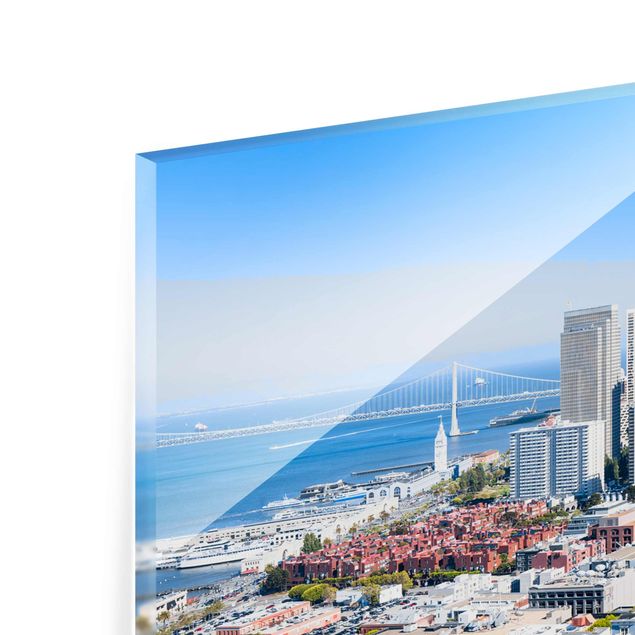 Glass print - San Francisco Skyline